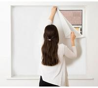 Easyblinds Easynight Premium Blackout Blind, White, Complete Blackout, Self-Adhesive, Cut To Size,shape Up To 250X135Cm