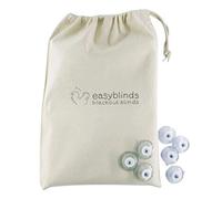 Easyblinds Easynight Premium Portable blackout blind for home and away, suction cups and self-adhesive attachments, CREAM, for windows up to 150x135cm, cut to any shape/size