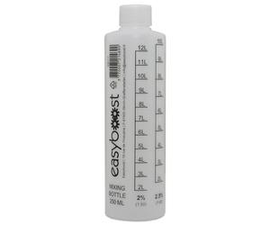 Easyboost 2 Stroke Oil Fuel Mixing Bottle with Cap 1:50-1:40-1:33-1:25-1:20-1:17 250ml Petrol Gas Measuring Jug for Motorcycle Scooter Vespa Quad Brush Cutter Cross MX Chainsaw Lawnmower (1 bottle)