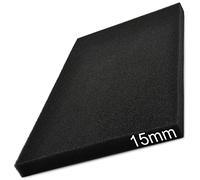 Easyboost Air Filter Foam 28x15cm Thickness 15mm Cutting for Scooter Motorbike Quad Lawnmower Brushcutter Tiller Airbox Filtration