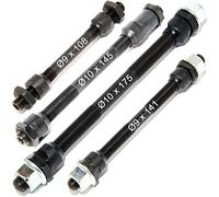 Easyboost Rear Wheel Axle 10 x 145mm Hollow Bike MTB Road Universal Hub with Conical and Hexagonal Nut Wheel Bicycle