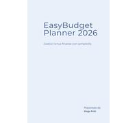 EasyBudget Planner 2026-Da Giugno a Dicembre: Agenda finanziaria mensile per gestire entrate,spese e obiettivi