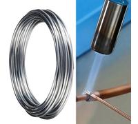 EasyByMall 1.6mm Flux Cored Welding Rods for Aluminum Copper Steel Iron, Low Melting Point Brazing Wire for AC Refrigerator Radiator Repair
