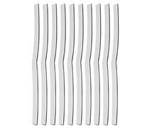 EasyByMall 10-Pack Foam Anti-Collision Bumper Strip for Robot Vacuum Cleaners, 54 x 2.5 cm, Self-Adhesive, Wear-Resistant, Eco-Friendly