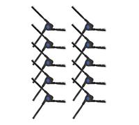 EasyByMall 10 Pack Side Brush Replacement for ECOVACS For DEEBOT X2 For Omni X2 Pro