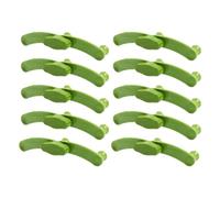 EasyByMall 10 Pcs Adjustable Fruit Tree Branch Shapers - Plastic Bonsai Training Tools for Shaping and Supporting Plant Growth, Green