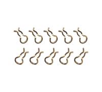 EasyByMall 10 Pcs Bike Brake Caliper Spring Clips Stainless Steel Pad Pin Retainer for XT for SLX for XTR & Formula for MEGA Disc Brakes