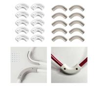 EasyByMall 10 Pcs PE Water Purifier Pipe Corner Bracket 90 Degree Right Angle Clip for RO Tubing Layout