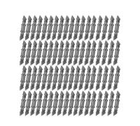 EasyByMall 100pcs 1/4 Inch Straight Barbed Connectors for Drip Irrigation Tubing, Black Plastic Hose Fitting Couplings for Garden Flower Bed