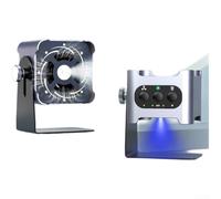 EasyByMall 10W UV Curing Fan Light 16000RPM Solder Fume Extractor | 4 functions in 1, cures glue fast, removes smoke, cools components, bright work light
