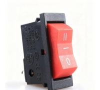 EasyByMall 15A 3-Position 3-Pin Latching Power Control Switch, IP65 Waterproof Flame-Retardant Gear Switch for Hair Dryer Blower Replacement, Red