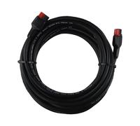 EasyByMall 16AWG Solar Extension Cord with 45A Connector, 6M Tinned Copper Cable for Solar Panel to Generator Power Station, Red and Black