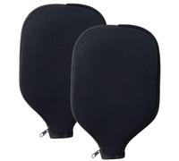 EasyByMall 2 Pack Neoprene Pickleball Paddle Covers, Shock-Proof Racket Sleeve Storage Bag for Scratch and Moisture Protection, 30x21cm