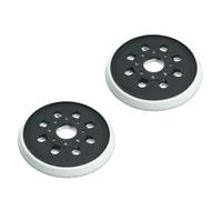 EasyByMall 2pcs 125mm Sanding Backing Pads 8-Hole Hook and Loop for Bosch GEX125-1AE PEX220 PEX220A Random Orbit Sander Accessories