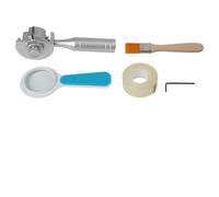 EasyByMall 3-in-1 Rotating Cross Hatch Adhesion Tester Kit with 1mm/2mm Blades, Metal Handle Coating Adhesion Tester for ASTM D3359/BS 3900 E6