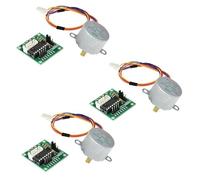 EasyByMall 3 Sets 5V 28BYJ-48 Stepper Motor with ULN2003 Driver Board, 4-Phase Low Noise DC Motor Module Kit for Arduino DIY Projects