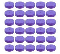 EasyByMall 30 Pcs Plant Cloning Sponges Foam Collars for Net Pots, 40x19 mm with 8-Spoke Design for Hydroponics, Vegetable and Herb Germination
