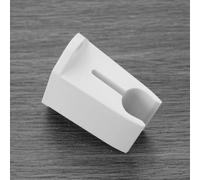 EasyByMall 3pcs Plastic Crank Holder Wall Bracket for 13mm Rods, Awning Roller Blind Louvre Mount with Screws, White