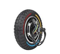 EasyByMall 48V 500W 10-inch Rear Wheel Hub Motor for Kugoo S4 / S4 PRO Electric Scooter - Aluminum Alloy Frame, Inflatable Rubber Tire