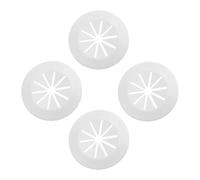 EasyByMall 4PCS Desk Wire Hole Covers, Cable Management Grommets for Openings up to 40mm, Self-Adhesive PVC Cord Organizers for Office Home Furniture