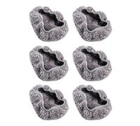 EasyByMall 6-Pack Replacement Window Cleaning Robot Cloths for CHOVERY Vacuum Cleaner - Washable, Soft Microfiber Mopping Pads, Lightweight & Scratch-Free