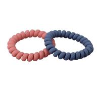 EasyByMall 6 Pack Stretchable Wristband Keychain, Spiral Coil Wrist Key Holder for Gym Sauna Pool, Flexible Elastic Key Ring for Adults
