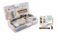 EasyByMall 830 Point Solderless Breadboard Kit with Power Module, Jumper Wires, Resistors, LEDs, Capacitors and Electronic Components for Arduino Starter Projects