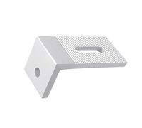 EasyByMall 90 Degree Solar Panel Mounting L Bracket, Aluminum Alloy Z-Bracket for RV Boat Off-Grid Roof, Compatible with 10W-100W Panels