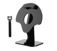 EasyByMall Acrylic Desktop Headphone Stand for Shokz OpenRun Pro & Bone Conduction Headphones, Anti-Slip Base, Space-Saving Display Holder Organizer, Black