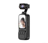 EasyByMall Action Camera, Multifunctional Pocket HD Image Stabilisation Vlog Camera with WiFi Outdoor Handheld Video Recorder for Sports