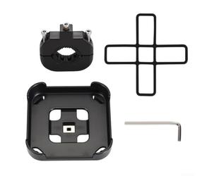 EasyByMall Adjustable Bike Mount 70-200mm for Portable Speaker | Fits for marshall perfectly, adjustable clamp, secure hold, ABS material, black design
