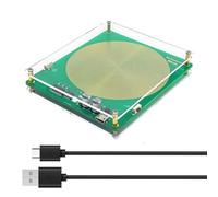 EasyByMall Adjustable Schumann Wave Generator 0.01Hz-100kHz, 7.83Hz Sine Wave Device for Relaxation, Portable Acrylic USB Unit with Digital Circuit