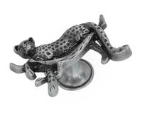 EasyByMall Artistic Leopard Knob Pulls Brass Furniture Handles for Modern Interiors (Antique Bronze)