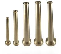 EasyByMall Brass Fire Fighting Hose Nozzle Industrial Sprinkler Head Standardized Water Flow Control Lightweight for Safety Professionals