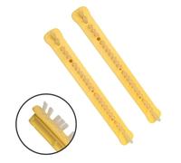 EasyByMall Brush Strip Set for Karcher XXL Grout Brush - 2-Piece Replacement Bristle Strips Compatible with Kärcher Steam Mops, Narrow Elongated Design for Deep Grout Cleaning
