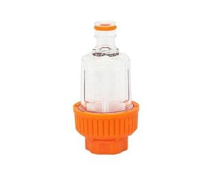 EasyByMall Car Washing Machine Water Inlet Filter Nipple Connector - G3/4 Thread, 6-Point Fine Mesh Plastic Filter for High-Pressure Systems