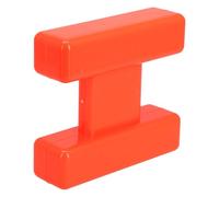 EasyByMall Carp Fishing H-Block Marker Float, PE Floating Line Marker with Quick Change Buckle for Braided PE Cable, Orange S/L Sizes