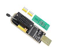 EasyByMall CH341A USB Programmer Kit with SOP8 Clip and 1.8V Adapter for 24 25 Series EEPROM Flash BIOS Programming