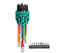 EasyByMall Chrome Vanadium Hex Wrench Set 26-Pc Black Oxide Finish(D)