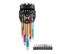 EasyByMall Chrome Vanadium Hex Wrench Set 26-Pc Black Oxide Finish(F)