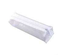 EasyByMall Compact Nylon Mesh Case Perfectly Designed to Hold Pens, Rulers, and More in One Place (White)