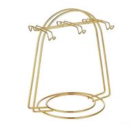 EasyByMall Cup and Saucer Display Rack Crafted from Materials, Combining Style with Utility (B)