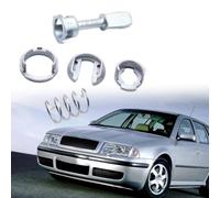 EasyByMall Door Lock Core Repair Kit for Golf MK4 Bora Octavia Fabia A6 1997-2010, Zinc Alloy Replacement Parts, 5Pcs/Set
