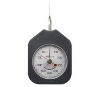 EasyByMall Double Pointer Dial Tensiometer Tension Gauge Meter for Force Measurement 0-500g, Clockwise & Counterclockwise Testing for Relay Tips, Switches, Valves and Springs