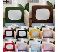 EasyByMall Elastic Sofa Seat Cover, Stretch Slipcover Protector for Living Room Bedroom, Wrinkle Resistant Fabric Shield Against Spills and Wear, Seater