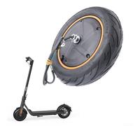 EasyByMall Electric Scooter Front Wheel, 400W 36V Motor, Black Rubber Tire, Compatible with for NINEBOT for F40