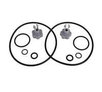 EasyByMall Filter Pump Seals Set for Intex with Flow Rate Below 1500 GPH, Includes Air Release Valves and O-Rings for Models 58604 56638