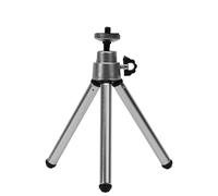 EasyByMall Flexible for mini Tripod Stand with 2-Section Extendable Legs, Lightweight Aluminum and Plastic Portable Mount for Projector, Camera and Mobile Phone