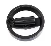 EasyByMall Foldable Handwheel with Revolving Handle, Aluminum Alloy Spoke Hand Wheel for Milling Machine Lathe Grinder, 12mm Bore 125mm OD