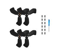 EasyByMall For DJI Neo 2 Propeller Guards - Colorful PC Blade Protectors with Screws, Compact Accessories for Enhanced Flight Safety (Black/Orange/Blue/Red)